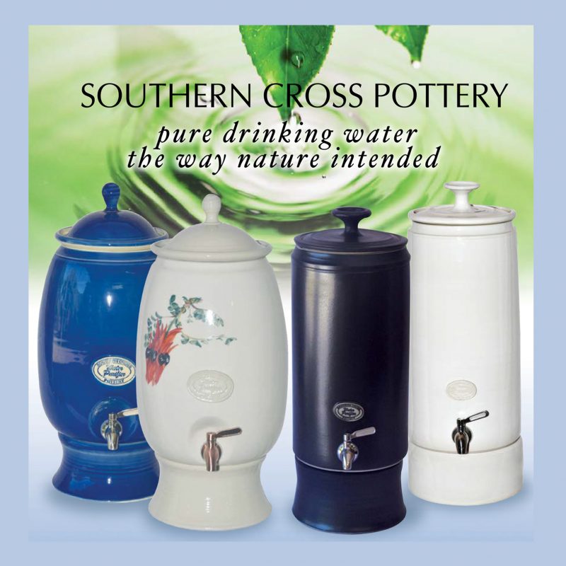 12 Litre Southern Cross Pottery Australian Flora Ceramic Water Purifier Urns sold by Aqua One Australia, Morningside, Brisbane