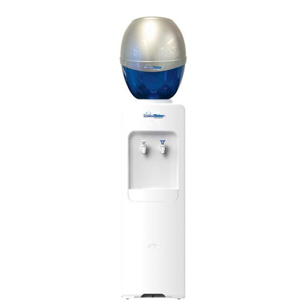 A1B26 Bottled water cooler with Self-fill filter bottle. Just fill the top with your tap water and the water is then filtered and chilled.